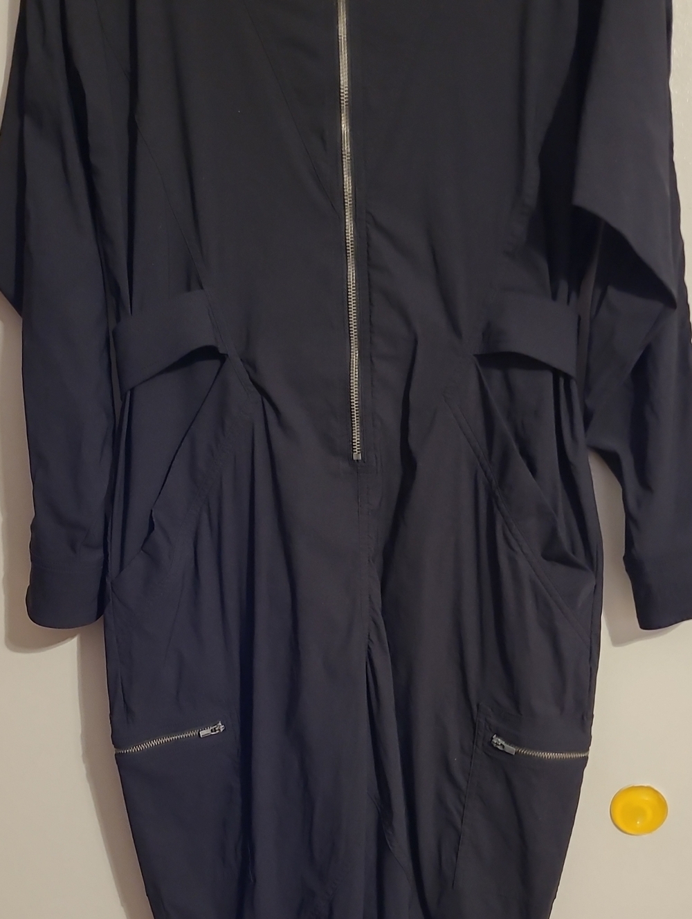 Athleta Lenox Utility Cargo Jumpsuit Black Wmn Sz 6 Gorpcore Athletic - Picture 7 of 16